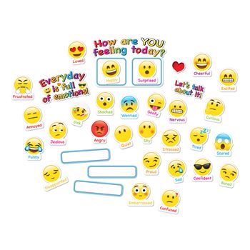 Poly Mini Bulletin Board Set Emoji Emotions, ASH96006