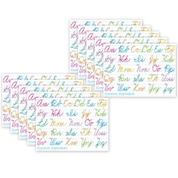 10 Pack Postermat Traditional Cursive, ASH97008