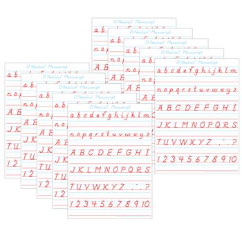 10 Pack Postermat Dnealian Manuscript, ASH97009