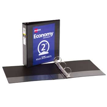 2&quot; Capacity Black View Binder, AVE5730