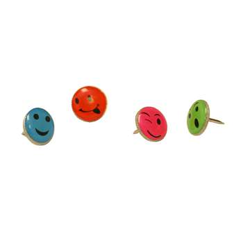 Fancy Push Pins Smiley Face By Baumgartens