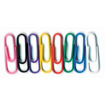 Vinyl Coated Paper Clips Jumbo Size 40Pk By Baumgartens