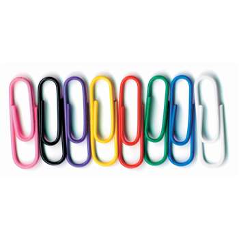Vinyl Coated Paper Clips No 1 Size 100Pk By Baumgartens