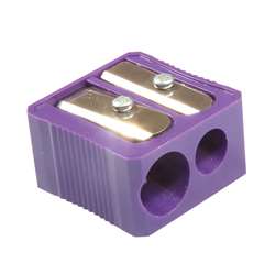 Dual Hole Plastic Pencil Sharpener By Baumgartens