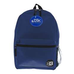 16&quot; Navy Blue Basic Backpack, BAZ1040