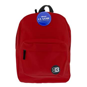17&quot; Burgundy Classic Backpack, BAZ1059