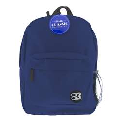 17&quot; Navy Blue Classic Backpack, BAZ1060