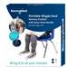 Portable Wiggle Seat Blue Bouncyband - BBAWSHABU