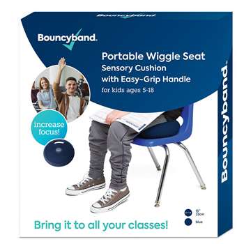 Portable Wiggle Seat Blue Bouncyband, BBAWSHABU