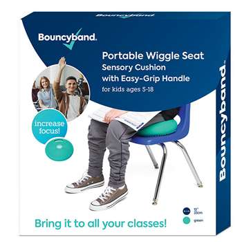 Portable Wiggle Seat Green Bouncyband, BBAWSHAGR