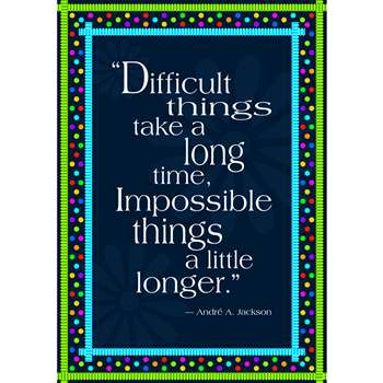 Impossible Things Take Longer Poster By Barker Creek Lasting Lessons