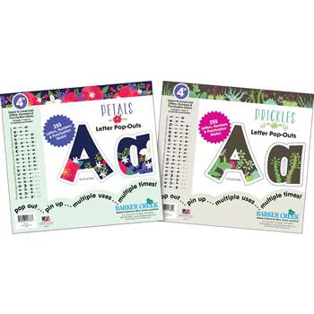 4&quot; Letter Popout 2Pk Petals & Prickles, BCP3870