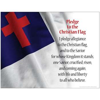 Pledge To The Christian Flag Chart By Barker Creek Lasting Lessons