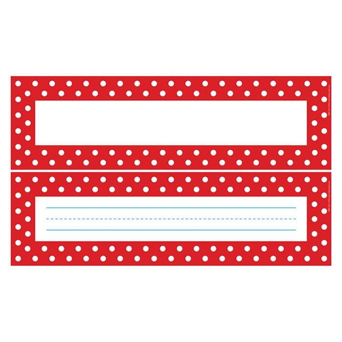 Red & White Dot Bulletin Board Signs Nameplates Do, BCPLL1429