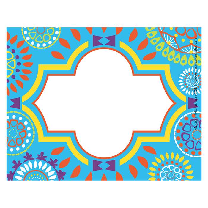 Moroccan Name Tags Self Adhesive Labels, BCPLL1530