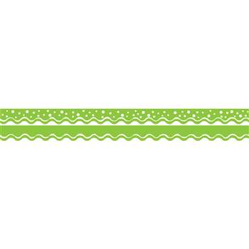 Happy Lime Border Double-Sided Scalloped Edge, BCPLL995