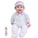 16In Soft Baby Doll Pink Caucasian with Pacifier - BER15030