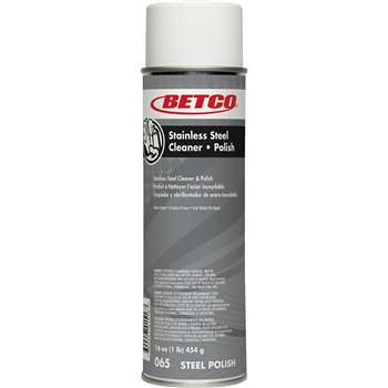 Betco Aerosol Stainless Steel Cleaner And Polish, 17 Oz, Pack Of 12 - BET0652300