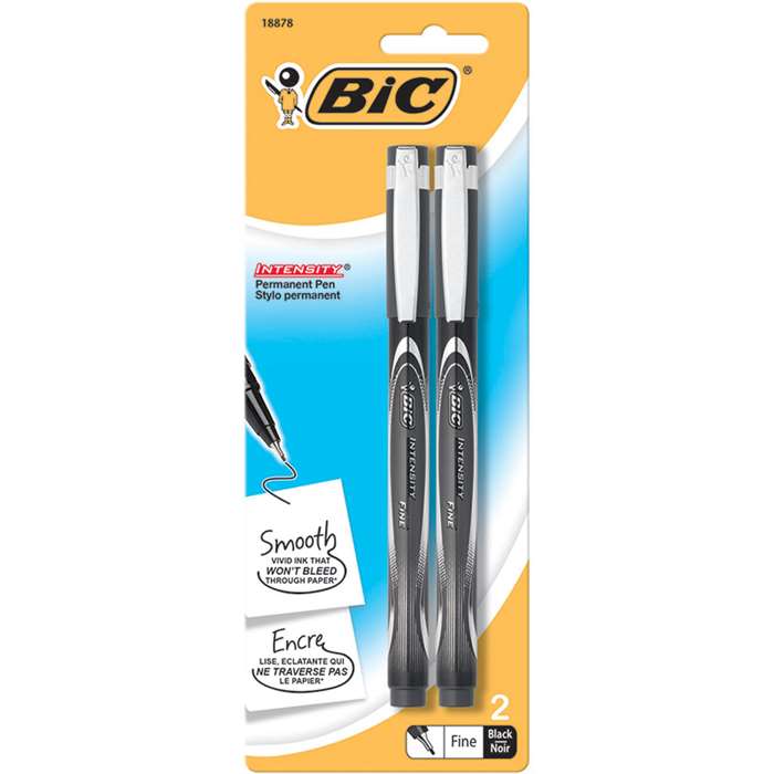 Bic Intensity Marker Pen 2 Black By Bic Usa