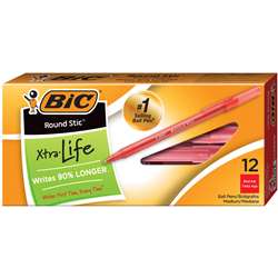 Bic Stick Pens Medium Red By Bic Usa