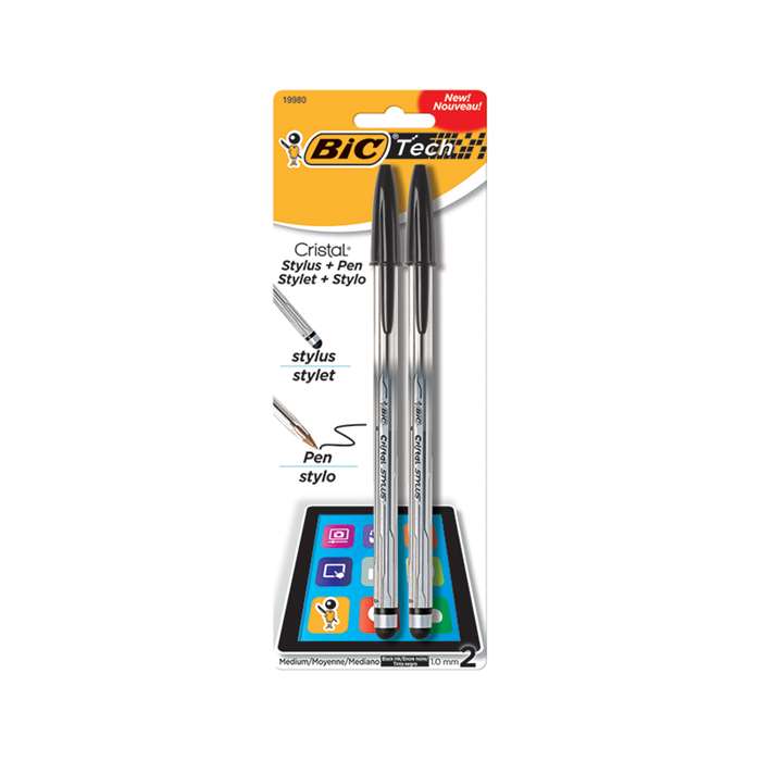 Bic Tech Cristal Stylus, BICMSSP21BLK