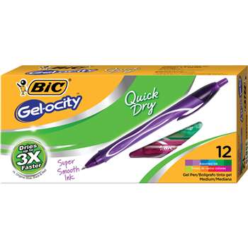 Gel Ocity Gel Pens Fashion Colors, BICRGLCGA11