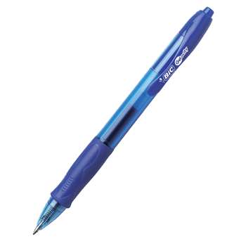 Bic Velocity Gel Retractable Roller Gel Pen Blue By Bic Usa