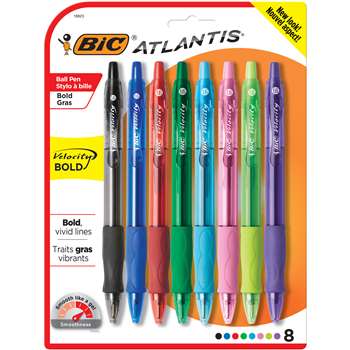 Bic Velocity Bold Pen 8Pk Fashion Colors By Bic Usa