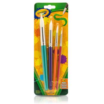 Crayola Big Paintbrush St Round 4Pk, BIN053521