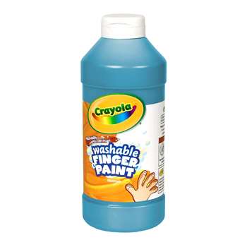 Washable Finger Paint 16Oz Blue By Crayola