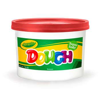 Modeling Dough 3Lb Bucket Red By Crayola