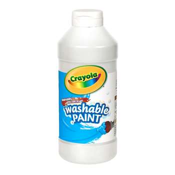 Crayola Washable Paint 16 Oz White By Crayola