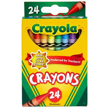 Crayola Crayons 24 Color Peggable By Crayola