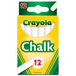 Crayola White Chalk Tuck Box 12 Ct By Crayola