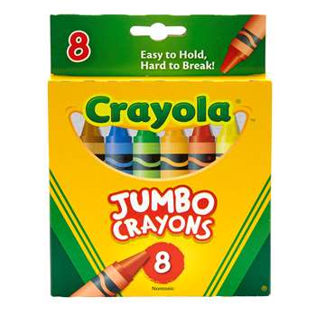 Crayons Jumbo 8Ct Peggable Tuck Box By Crayola