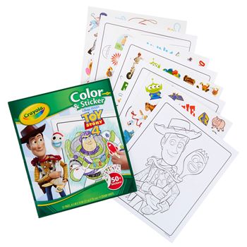 Crayola Color & Sticker Toy Story 4, BIN40544