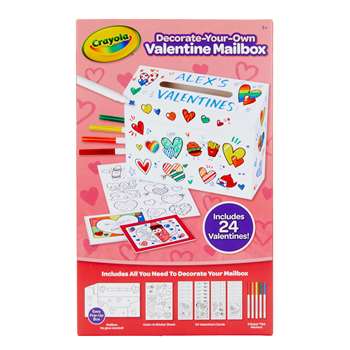 Crayola Valentines Mailbox Kit, BIN40559