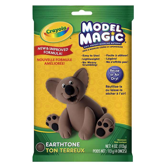 Crayola Model Magic Modeling Compound-Earth Tone By Crayola