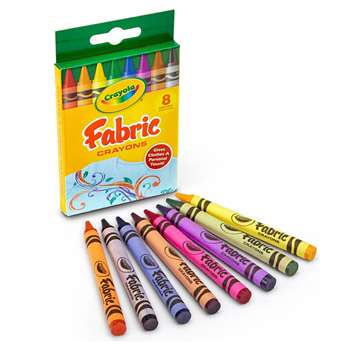 Crayola Fabric Crayons 8Pk By Crayola