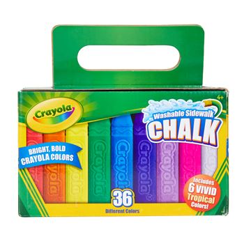 36 Ct Washable Sidewalk Chalk, BIN512036