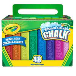 Crayola Washable Sidewalk Chalk 48 Ct By Crayola