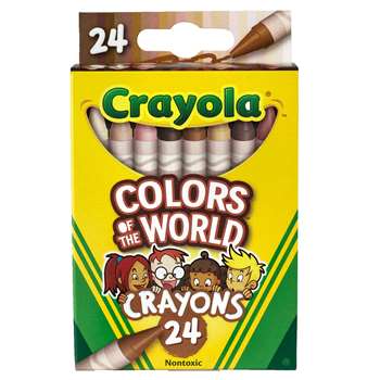 Colors Of The World Crayons 24Pk, BIN520108