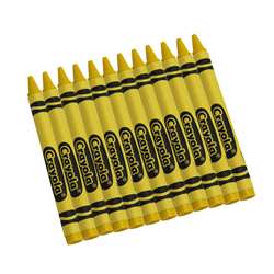 Crayola Bulk Crayons 12 Ct Yellow By Crayola