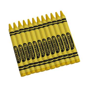 Crayola Bulk Crayons 12 Ct Yellow By Crayola