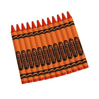 Crayola Bulk Crayons 12 Ct Orange By Crayola
