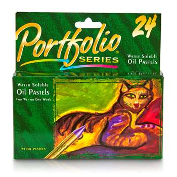 Water Soluble Oil Pastels 24 Ct Portfolio Series By Crayola