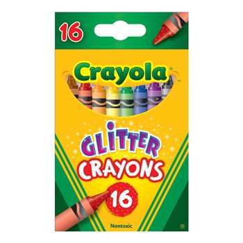 Crayola Glitter Crayons 16 Crayons By Crayola