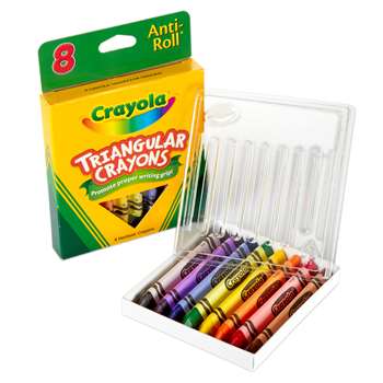 Crayola Triangular Crayons 8 Count By Crayola