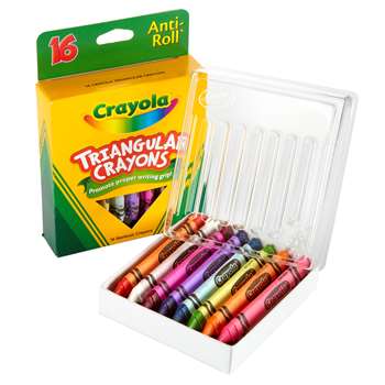 Crayola Triangular Crayons 16 Count By Crayola
