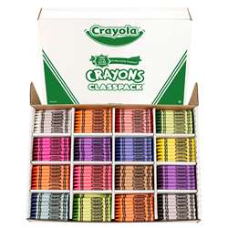 Crayola Classpacks Regular 16 Color 800 Crayons By Crayola